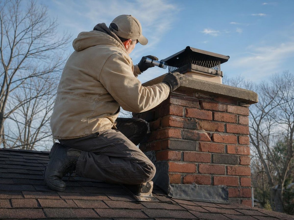 Buckthorn Chimney Service work in West Springfield